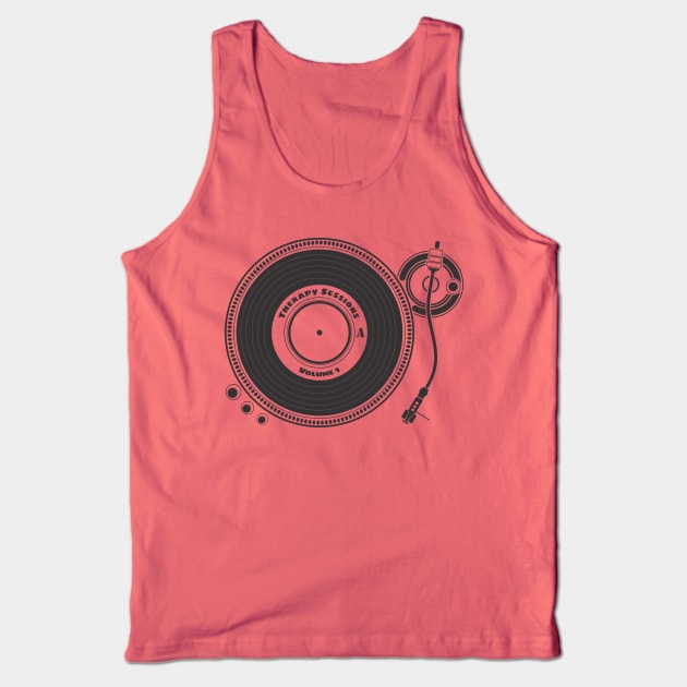 Therapy Sessions Noir Tank Top by urrin DESIGN